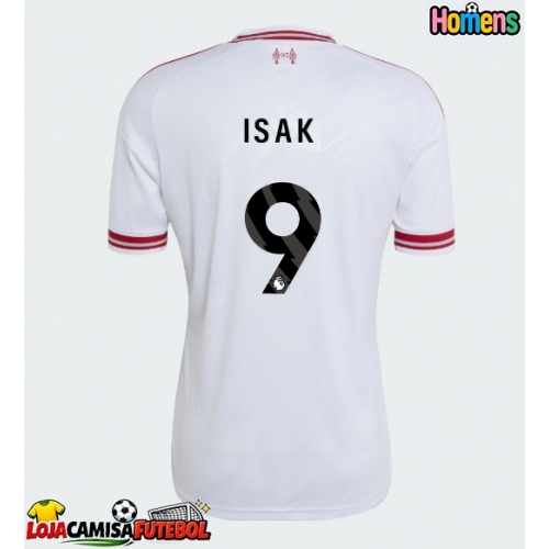 Camisa de Futebol Liverpool Alexander Isak #9 Equipamento Secundário 2026-27 Manga Curta